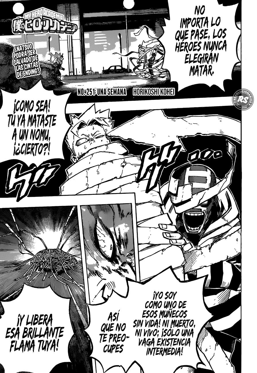 Boku no Hero Academia: Chapter 251 - Page 1