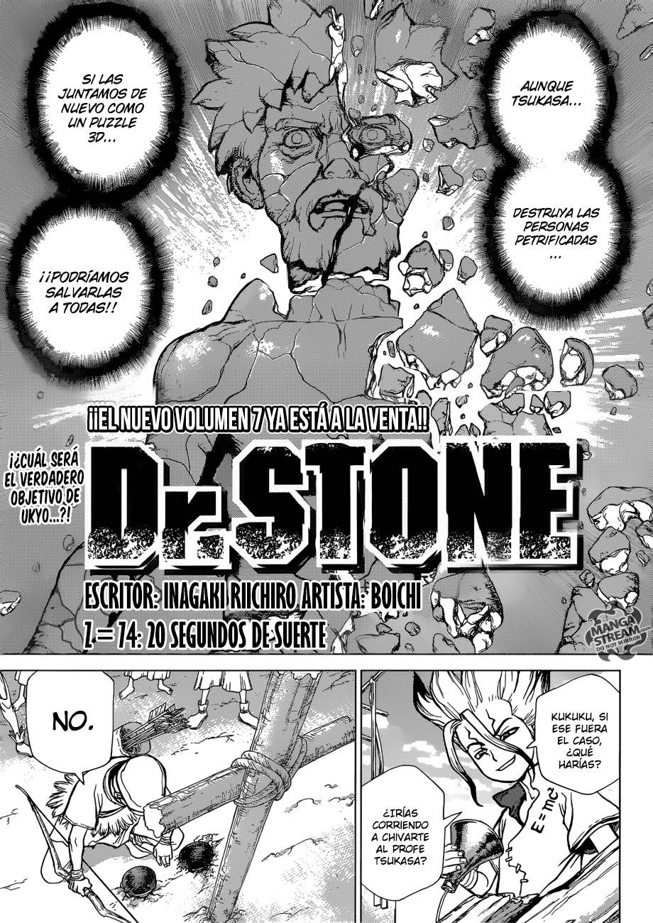 Dr. Stone: Chapter 74 - Page 1