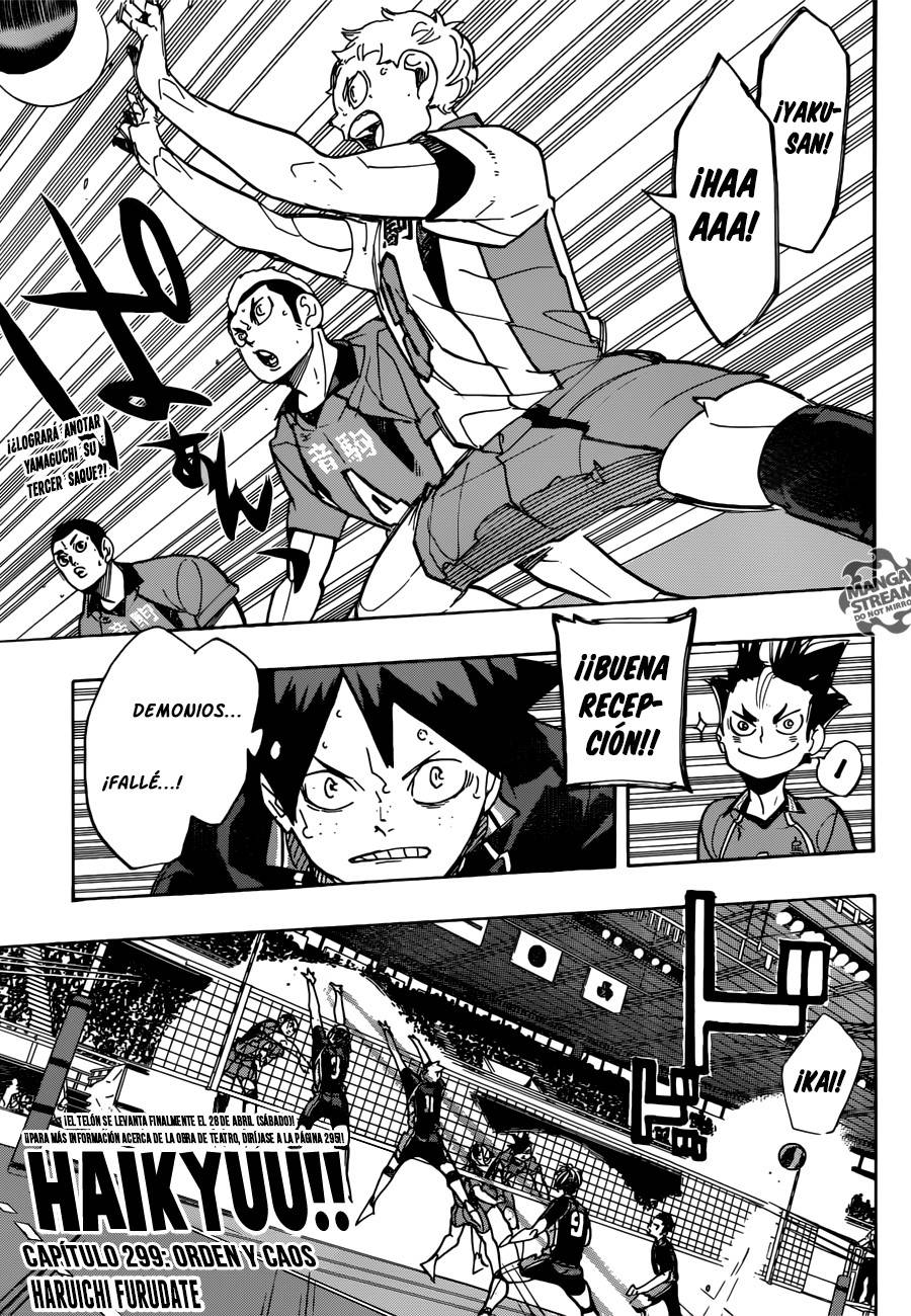 Haikyuu!!: Chapter 299 - Page 1