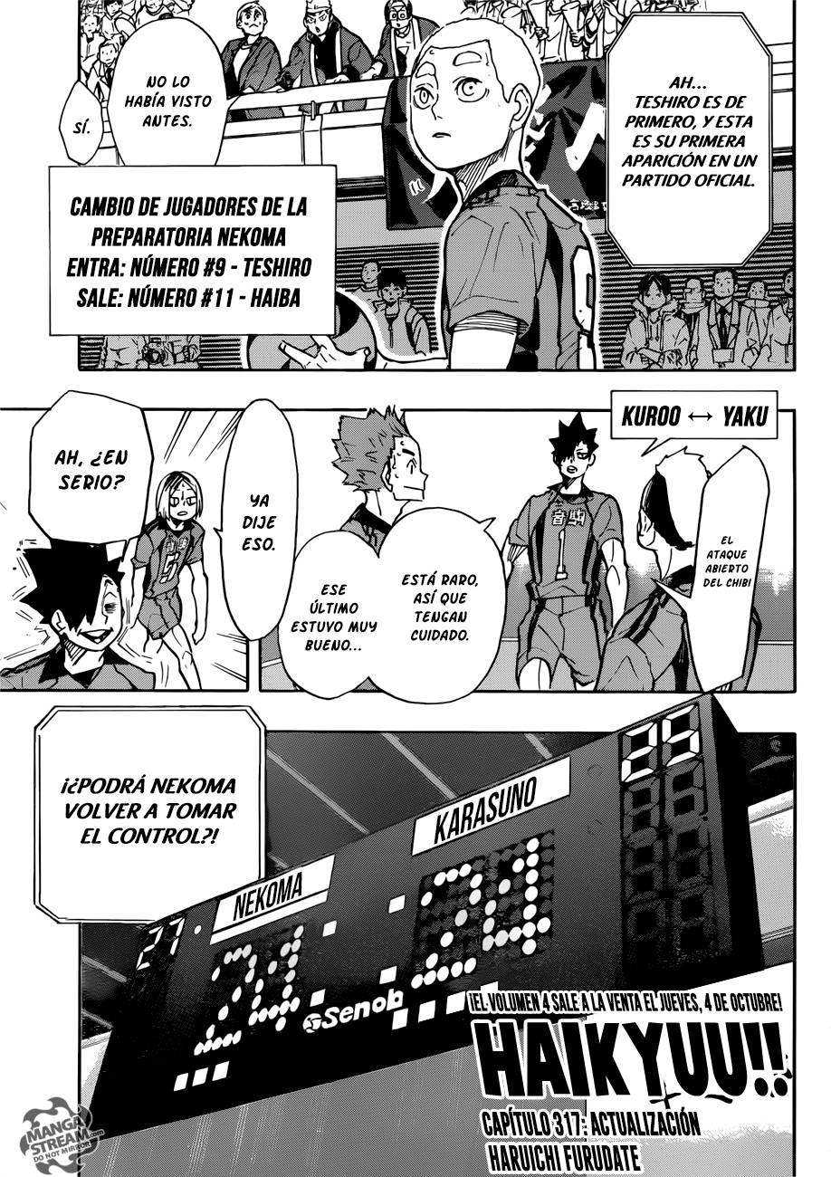 Haikyuu!!: Chapter 317 - Page 1