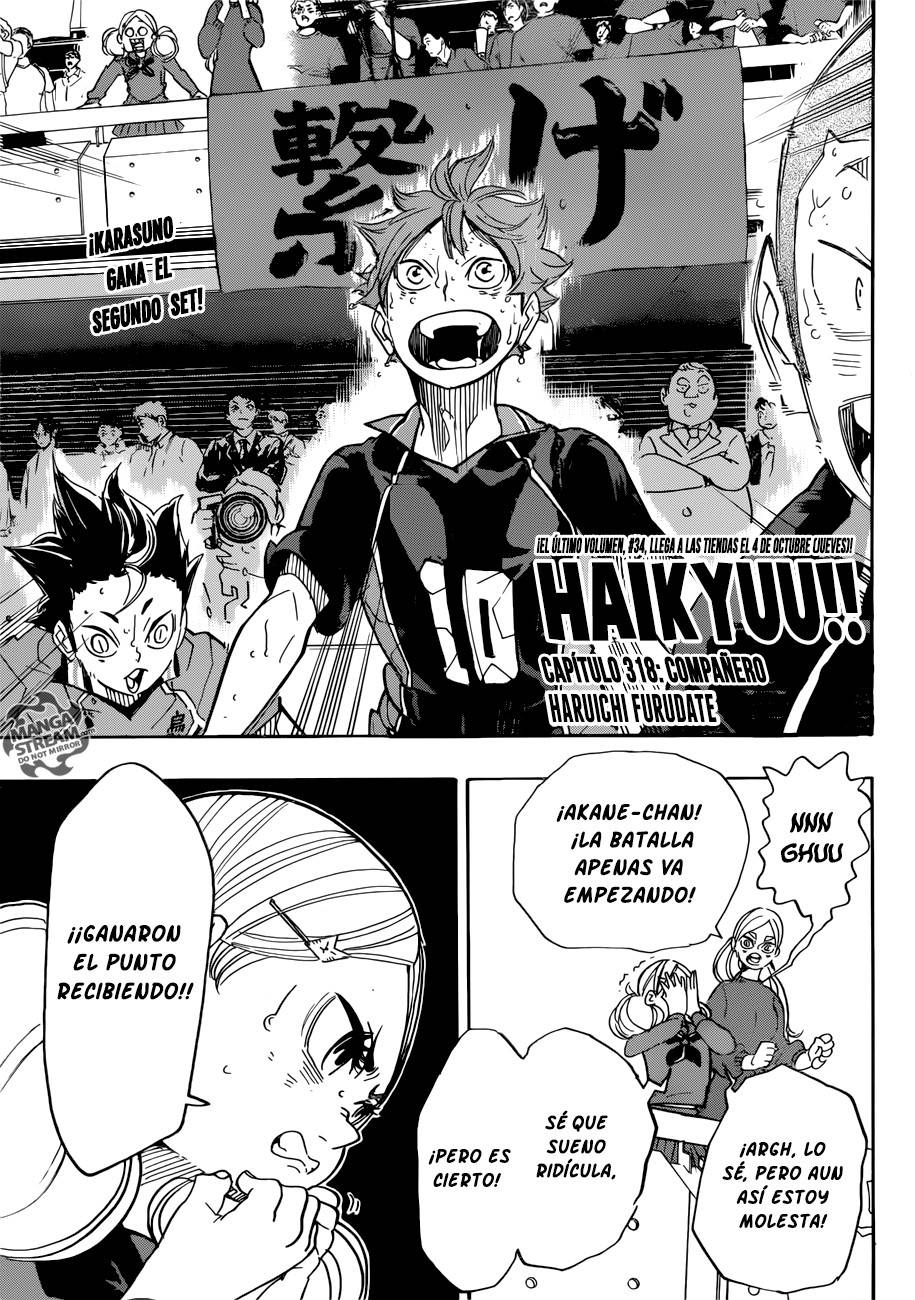 Haikyuu!!: Chapter 318 - Page 1