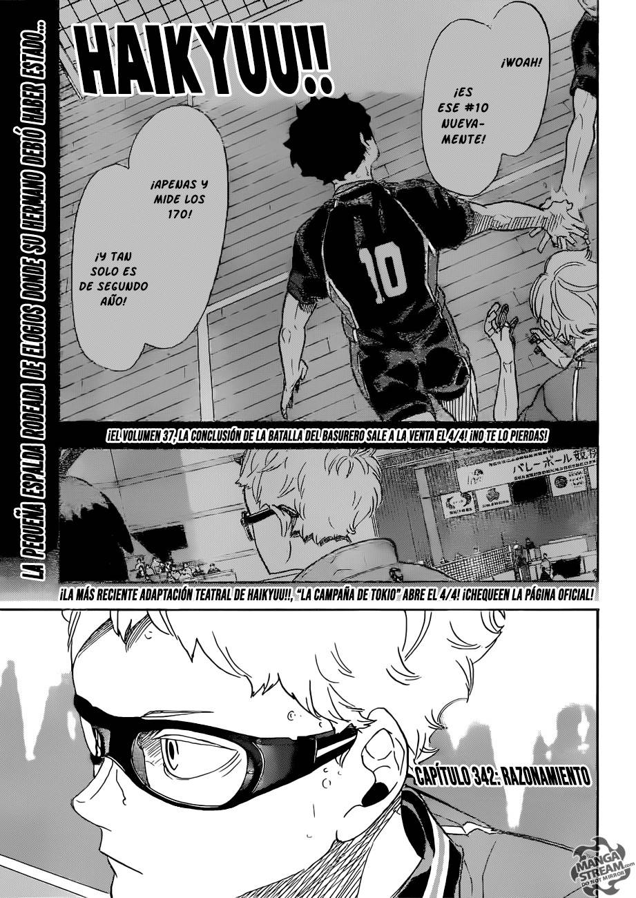 Haikyuu!!: Chapter 342 - Page 1