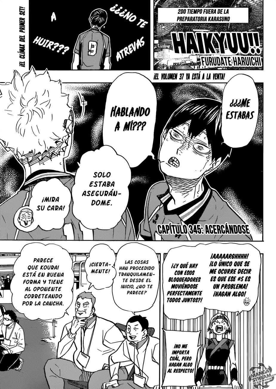 Haikyuu!!: Chapter 345 - Page 1