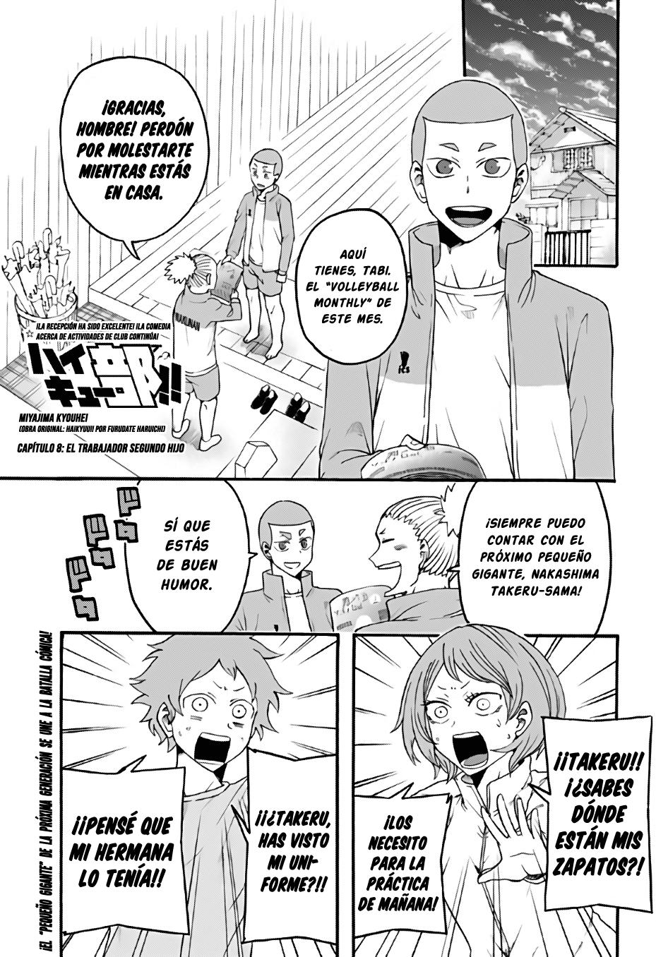 Haikyuu-bu!!: Chapter 8 - Page 1