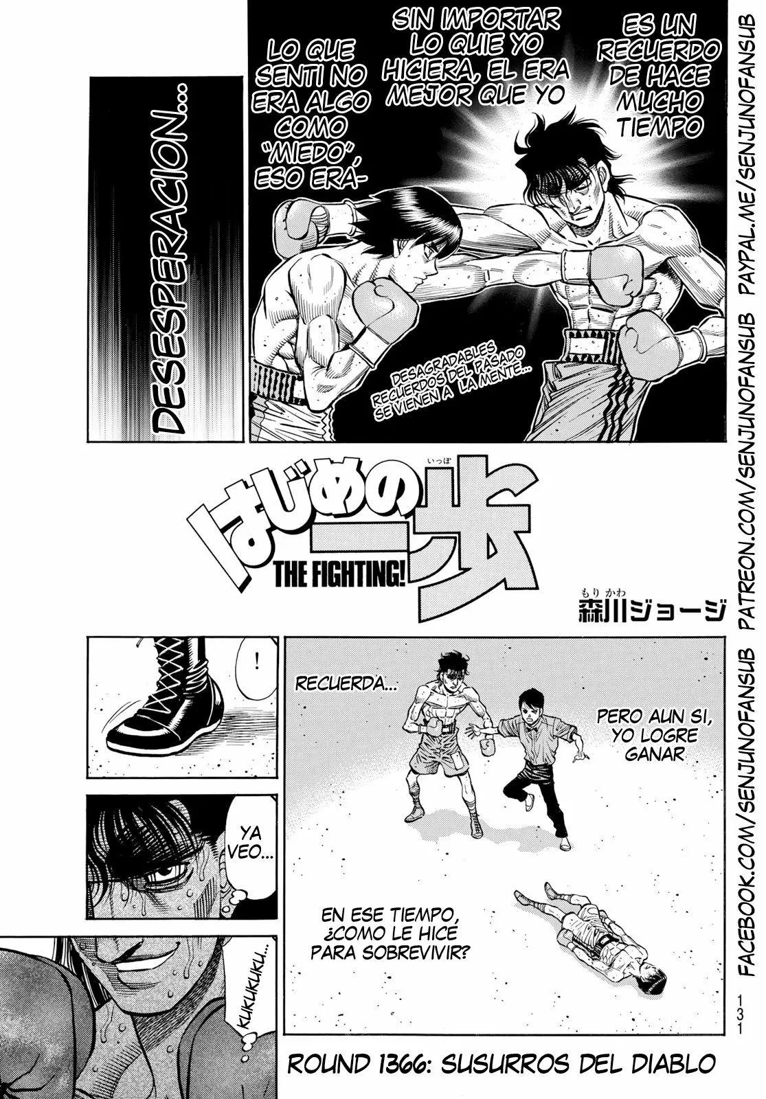 Hajime no Ippo: Chapter 1366-8pkn4 - Page 1