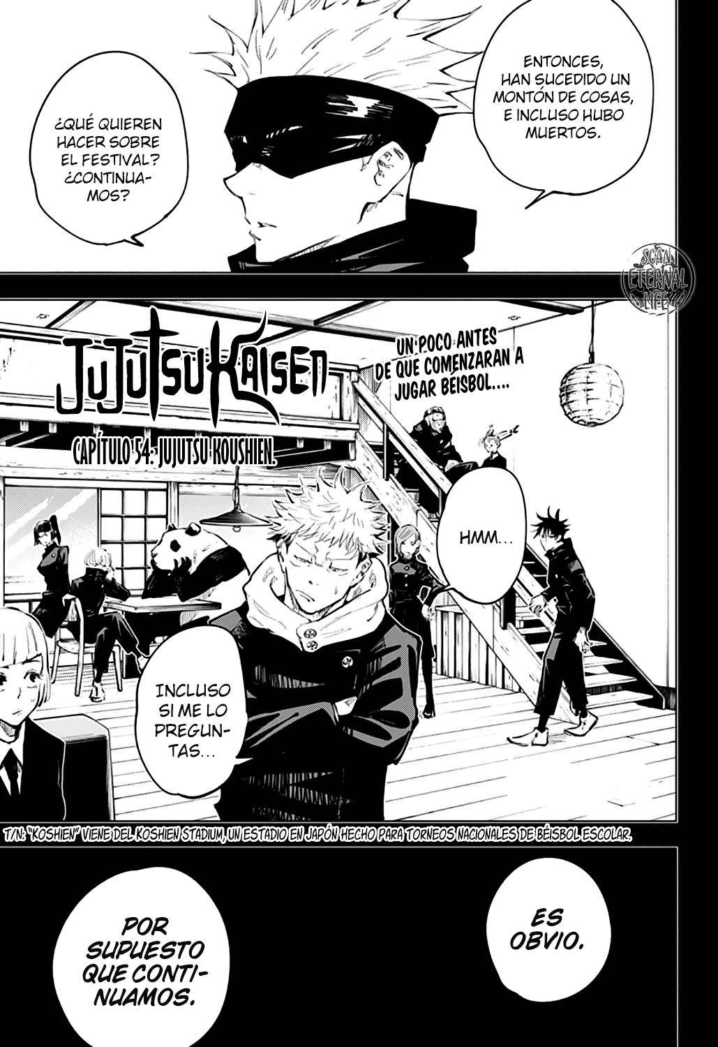 Jujutsu kaisen: Chapter 54 - Page 1