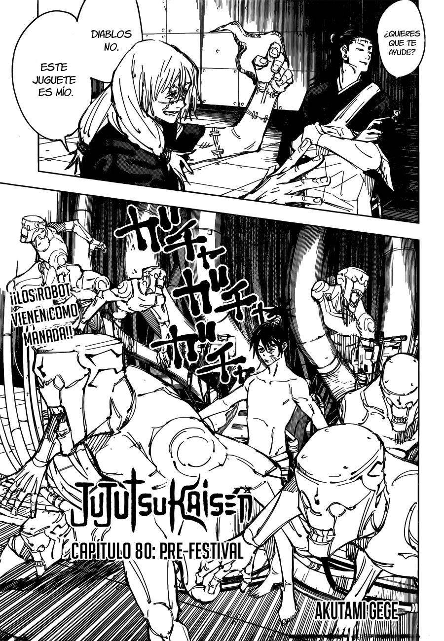 Jujutsu kaisen: Chapter 80 - Page 1