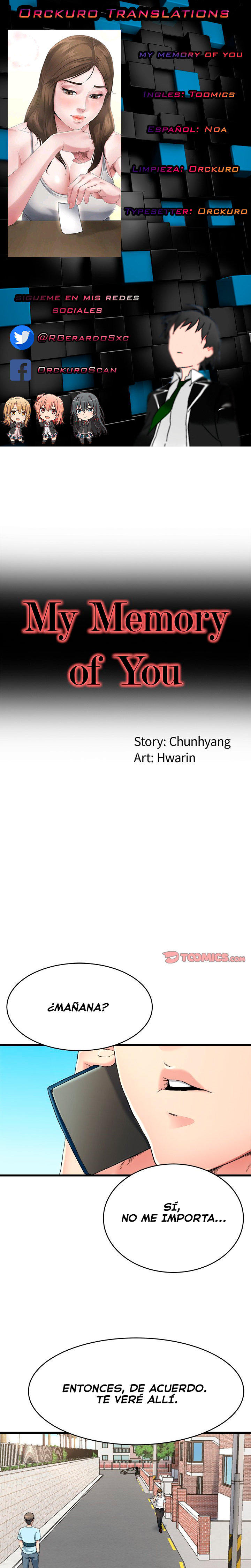 My Memory of You: Chapter 17-zxnt4 - Page 1