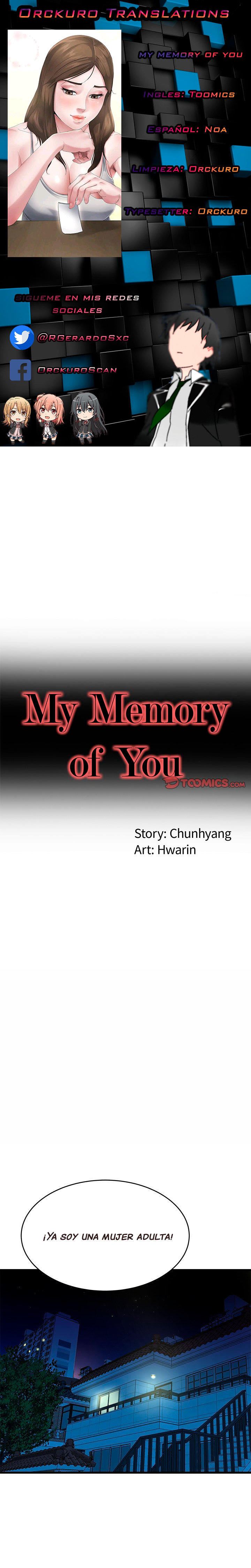 My Memory of You: Chapter 25-o0ulp - Page 1