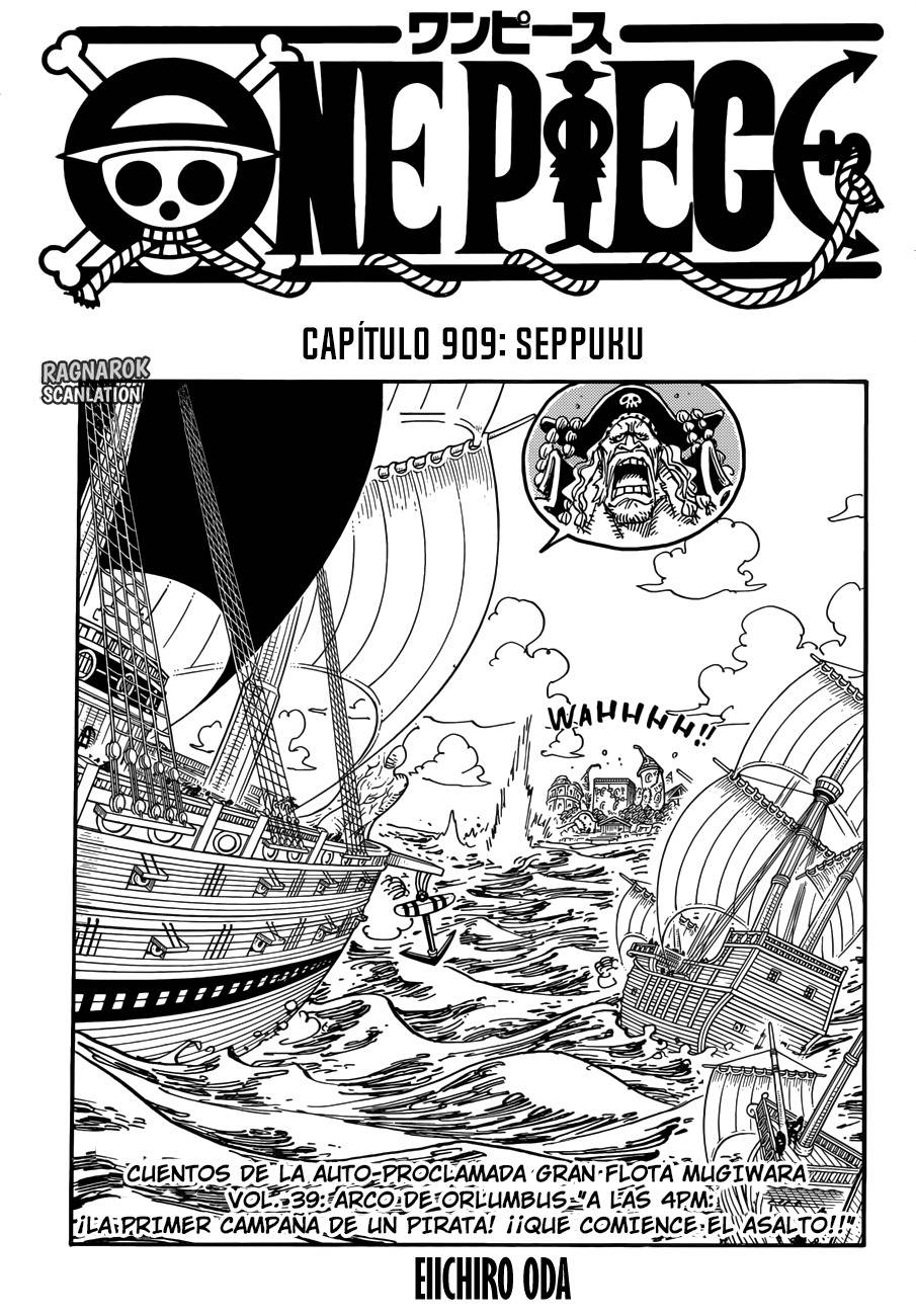 One Piece: Chapter 909 - Page 1