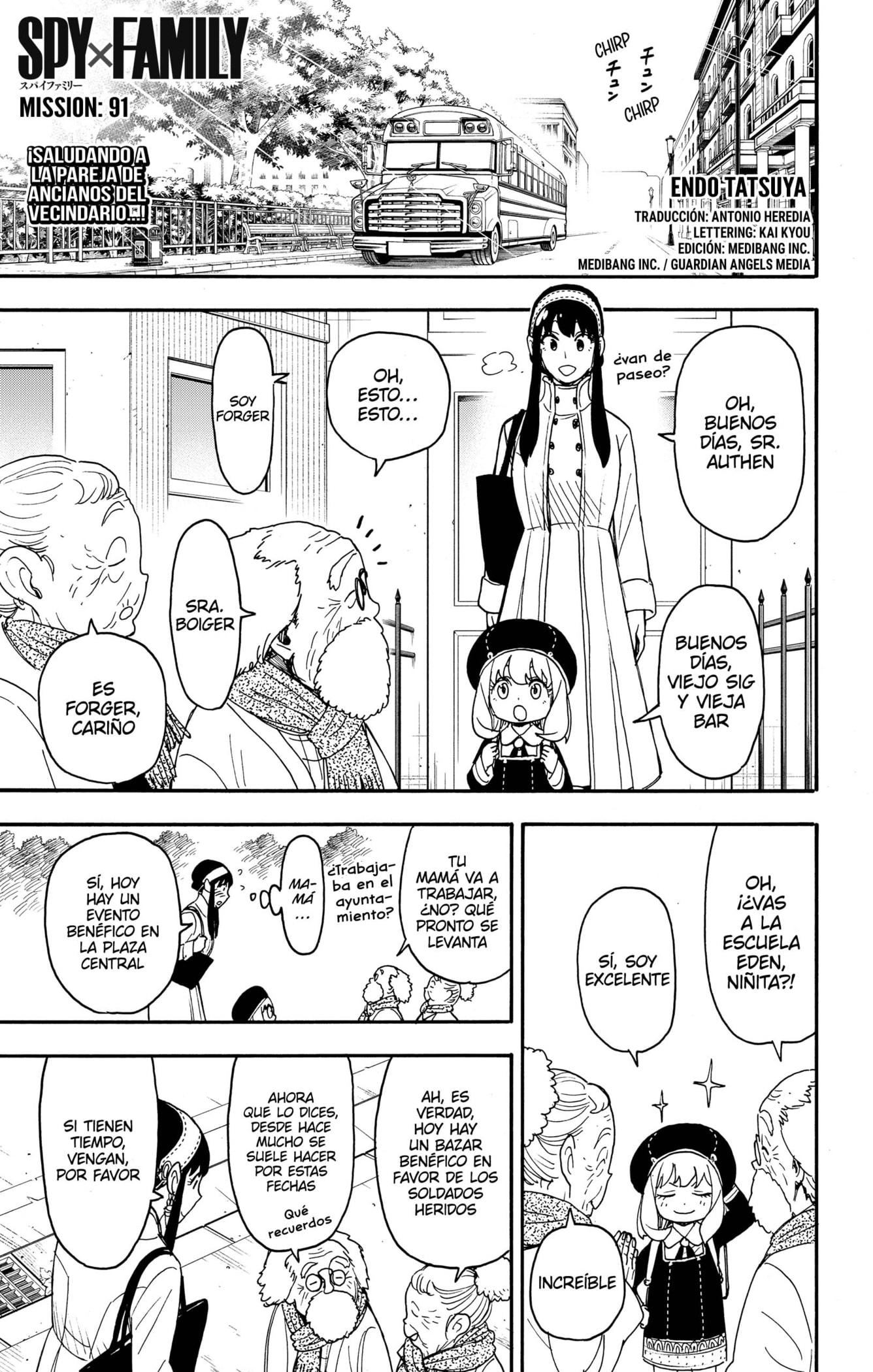 SPY X FAMILY: Chapter 91-xjlhb - Page 1