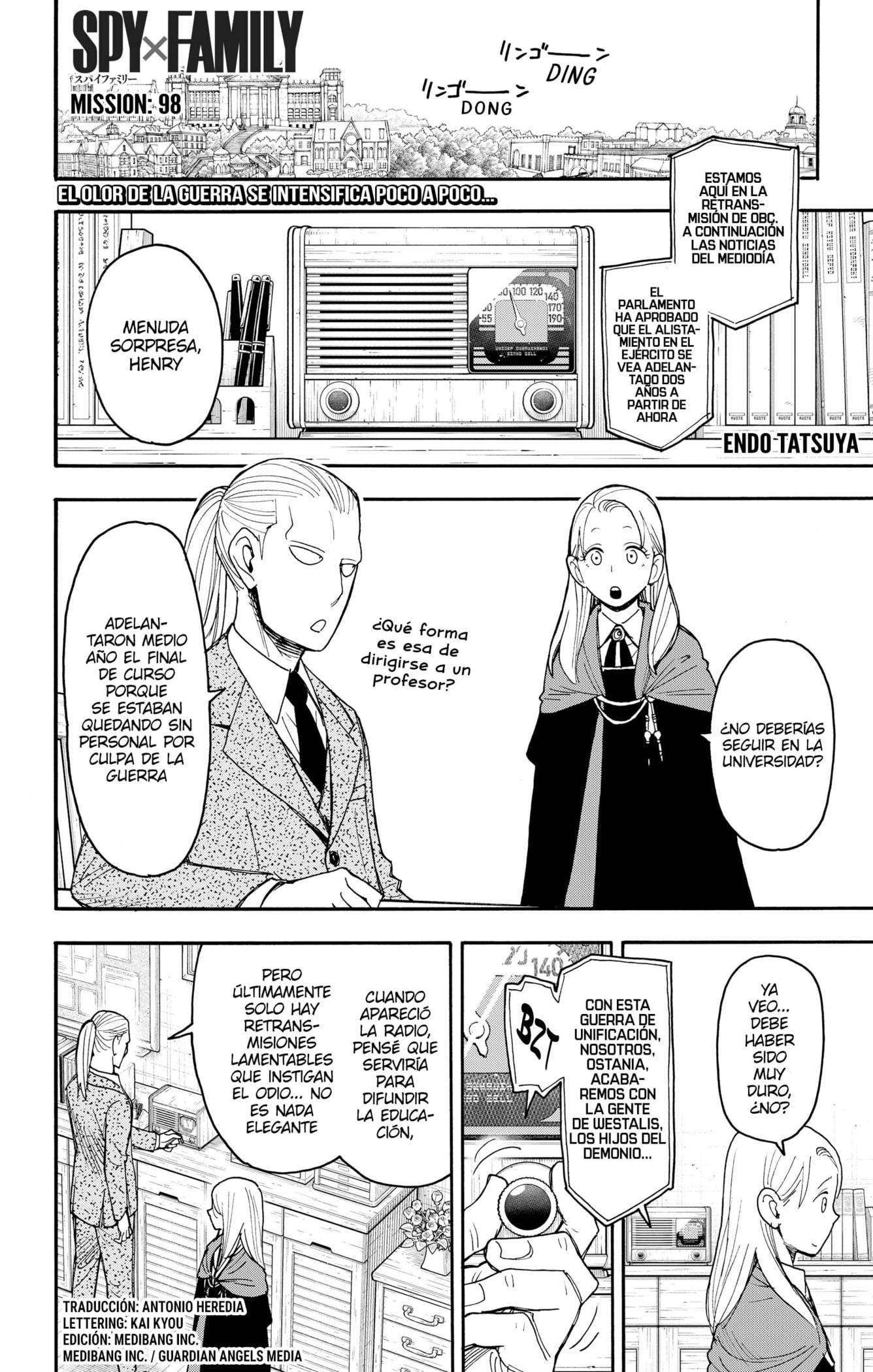 SPY X FAMILY: Chapter 98-jsuls - Page 1